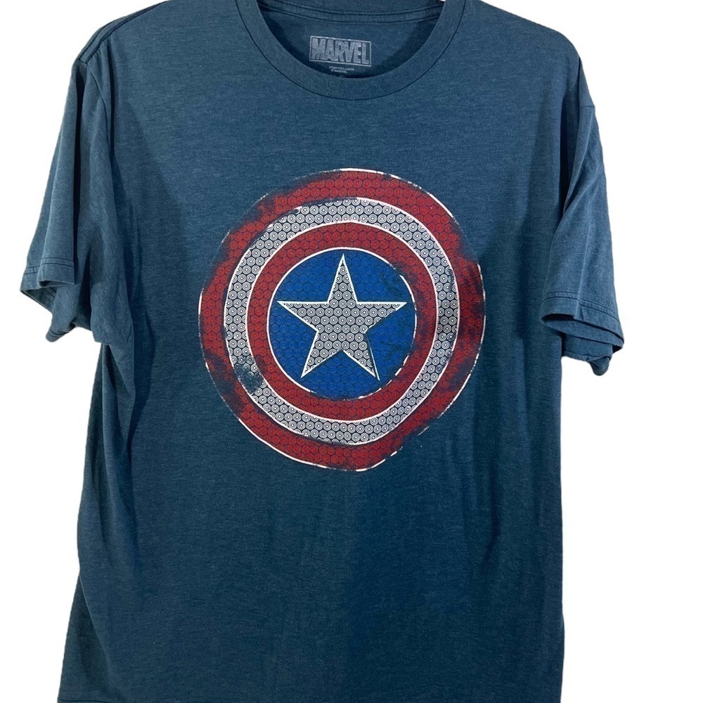 Mens Large Captain America T Shirt